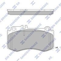 Sangsin SP2378 Front disc brake pads, set SP2378: Buy near me at 2407.PL in Poland at an Affordable price!