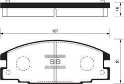 Sangsin SP2010 Тормозные колодки дисковые передние, комплект SP2010: Отличная цена - Купить в Польше на 2407.PL!