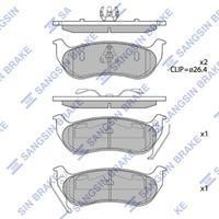 Sangsin SP4167 Rear disc brake pads, set SP4167: Buy near me in Poland at 2407.PL - Good price!