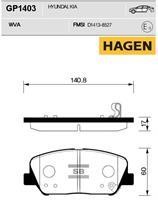 Sangsin GP1403 Front disc brake pads, set GP1403: Buy near me in Poland at 2407.PL - Good price!