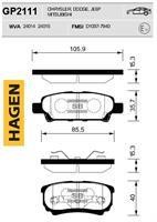 Sangsin GP2111 Rear disc brake pads, set GP2111: Buy near me in Poland at 2407.PL - Good price!