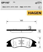 Sangsin GP1167 Гальмівні колодки передні, комплект GP1167: Приваблива ціна - Купити у Польщі на 2407.PL!