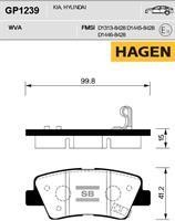 Sangsin GP1239 Гальмівні колодки задні, комплект GP1239: Приваблива ціна - Купити у Польщі на 2407.PL!