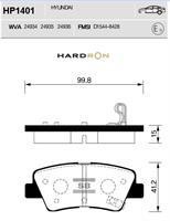 Sangsin HP1401 Тормозные колодки дисковые задние, комплект HP1401: Купить в Польше - Отличная цена на 2407.PL!