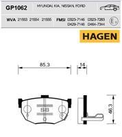 Sangsin GP1062 Тормозные колодки дисковые задние, комплект GP1062: Отличная цена - Купить в Польше на 2407.PL!