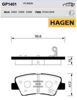 Sangsin GP1401 Тормозные колодки дисковые задние, комплект GP1401: Купить в Польше - Отличная цена на 2407.PL!