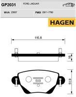 Sangsin GP2031 Rear disc brake pads, set GP2031: Buy near me in Poland at 2407.PL - Good price!