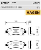 Sangsin GP1567 Тормозные колодки дисковые передние, комплект GP1567: Отличная цена - Купить в Польше на 2407.PL!