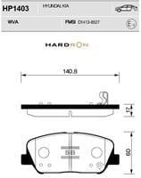 Sangsin HP1403 Тормозные колодки дисковые передние, комплект HP1403: Отличная цена - Купить в Польше на 2407.PL!