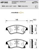 Sangsin HP1362 Front disc brake pads, set HP1362: Buy near me in Poland at 2407.PL - Good price!