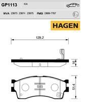 Sangsin GP1113 Гальмівні колодки передні, комплект GP1113: Приваблива ціна - Купити у Польщі на 2407.PL!
