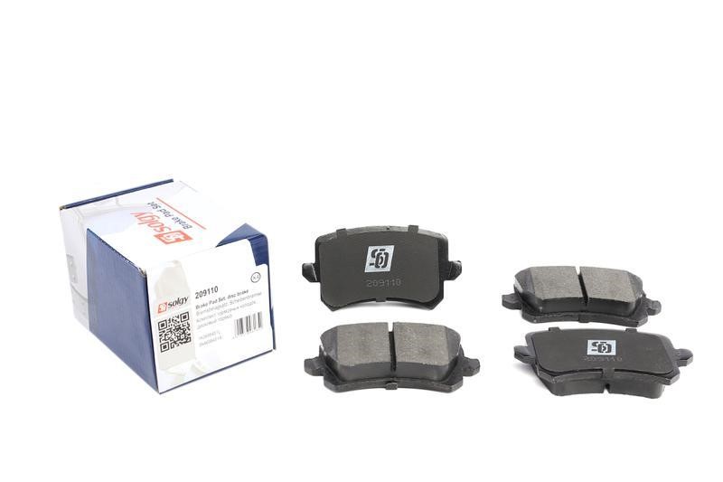 Solgy 209110 Rear disc brake pads, set 209110: Buy near me in Poland at 2407.PL - Good price!