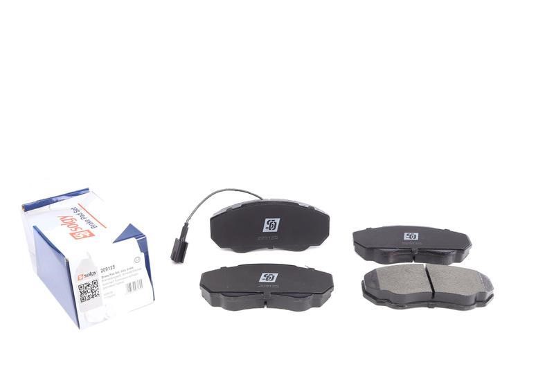 Solgy 209125 Front disc brake pads, set 209125: Buy near me in Poland at 2407.PL - Good price!