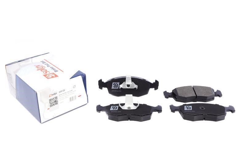 Solgy 209126 Front disc brake pads, set 209126: Buy near me in Poland at 2407.PL - Good price!