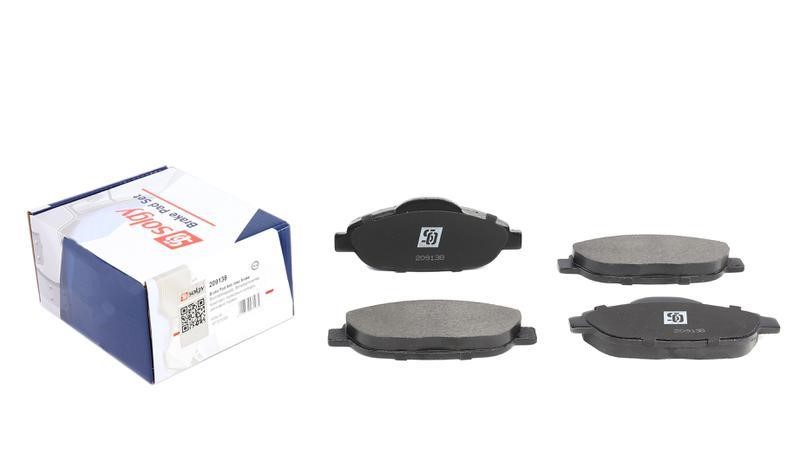 Solgy 209138 Front disc brake pads, set 209138: Buy near me in Poland at 2407.PL - Good price!