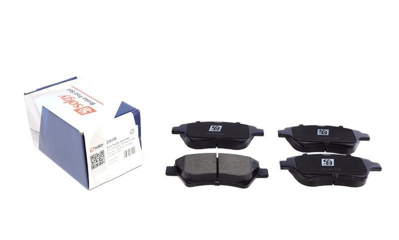 Solgy 209139 Front disc brake pads, set 209139: Buy near me in Poland at 2407.PL - Good price!