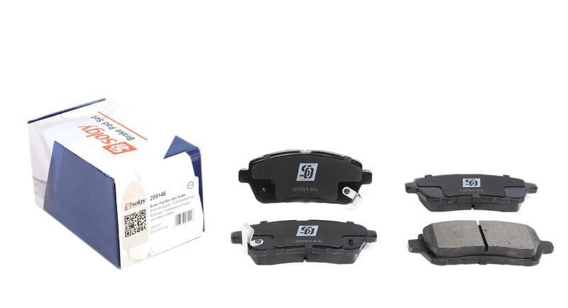 Solgy 209146 Front disc brake pads, set 209146: Buy near me in Poland at 2407.PL - Good price!