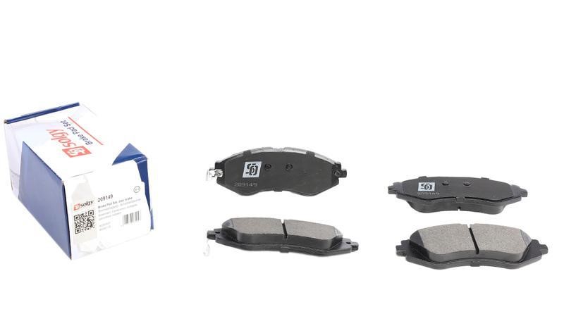 Solgy 209149 Front disc brake pads, set 209149: Buy near me in Poland at 2407.PL - Good price!