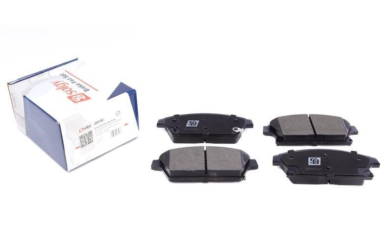 Solgy 209152 Front disc brake pads, set 209152: Buy near me in Poland at 2407.PL - Good price!