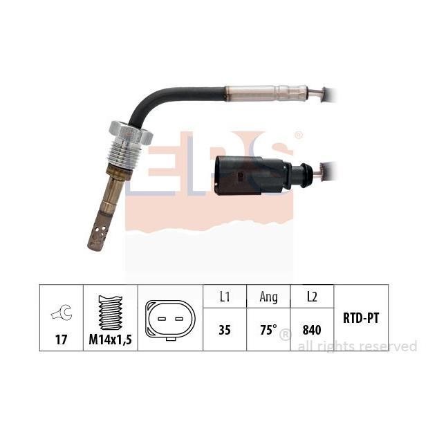 Eps 1.220.184 Exhaust gas temperature sensor 1220184: Buy near me in Poland at 2407.PL - Good price!
