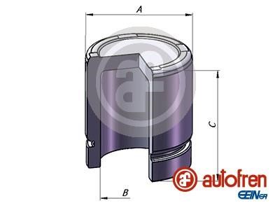 Autofren D025639 Front brake caliper piston D025639: Buy near me in Poland at 2407.PL - Good price!