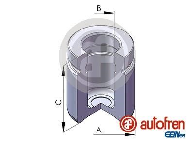 Autofren D025609 Rear brake caliper piston D025609: Buy near me at 2407.PL in Poland at an Affordable price!