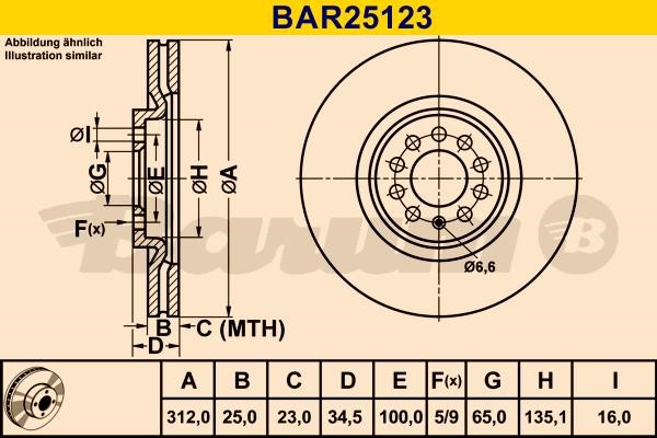 Barum BAR25123 Tarcza hamulcowa wentylowana, 1 szt. BAR25123: Dobra cena w Polsce na 2407.PL - Kup Teraz!