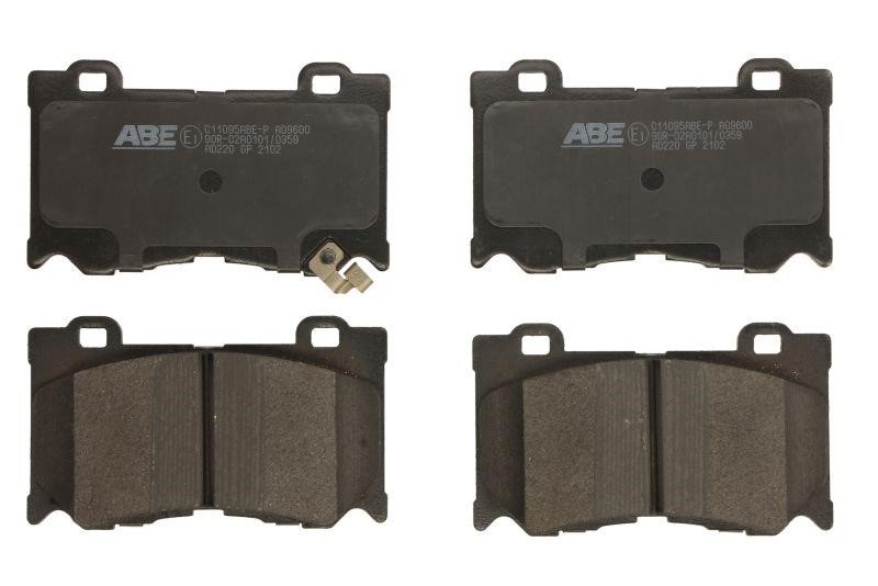 ABE C11095ABE-P Front disc brake pads, set C11095ABEP: Buy near me in Poland at 2407.PL - Good price!