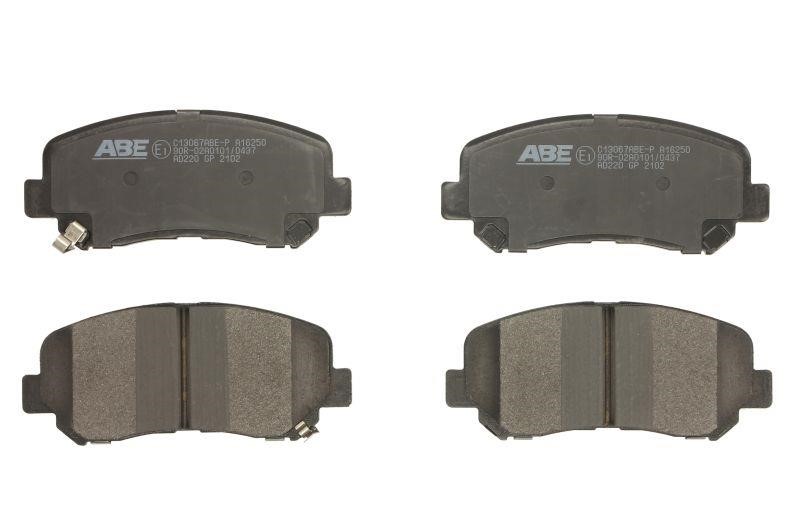 ABE C13067ABE-P Front disc brake pads, set C13067ABEP: Buy near me in Poland at 2407.PL - Good price!