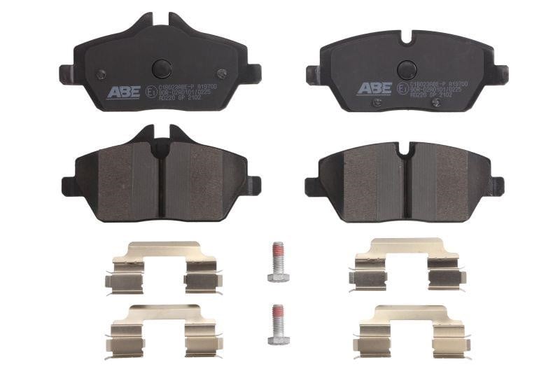 ABE C1B023ABE-P Front disc brake pads, set C1B023ABEP: Buy near me in Poland at 2407.PL - Good price!
