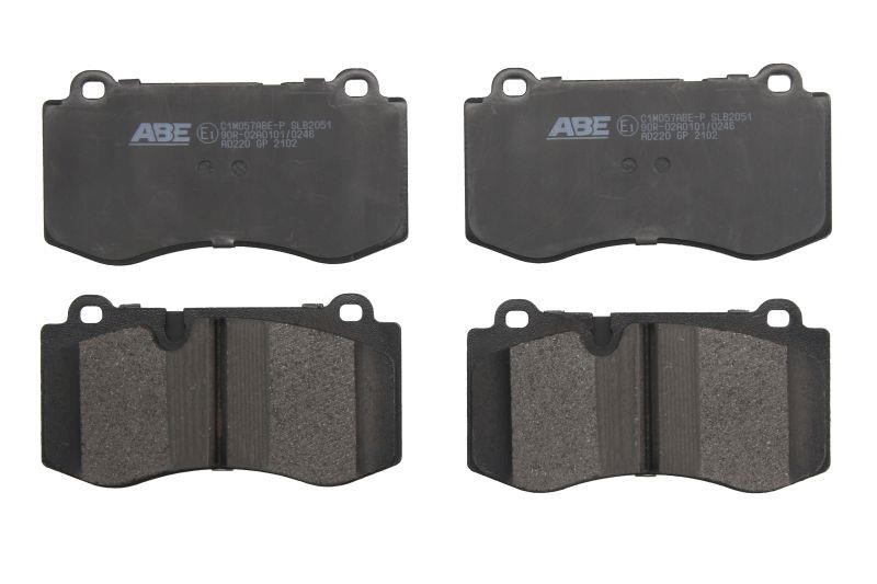 ABE C1M057ABE-P Front disc brake pads, set C1M057ABEP: Buy near me in Poland at 2407.PL - Good price!