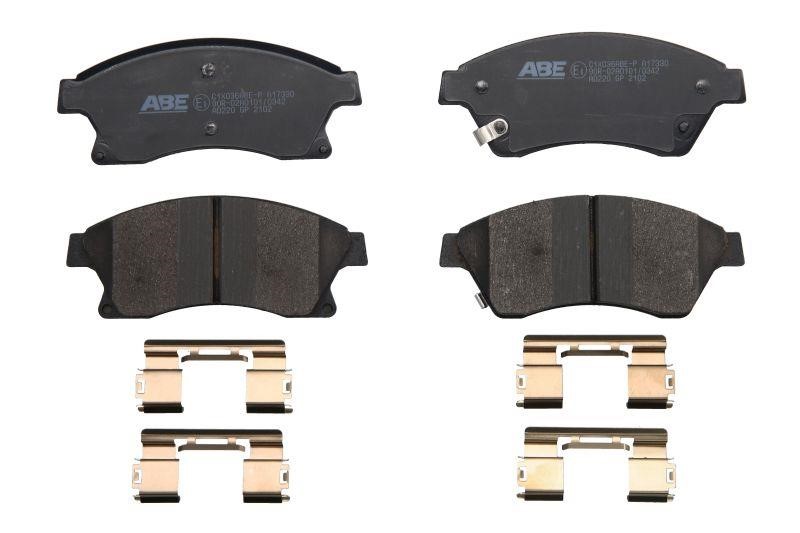 ABE C1X036ABE-P Front disc brake pads, set C1X036ABEP: Buy near me in Poland at 2407.PL - Good price!