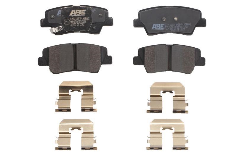 ABE C20314ABE-P Rear disc brake pads, set C20314ABEP: Buy near me in Poland at 2407.PL - Good price!