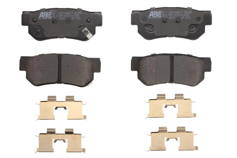 ABE C20510ABE-P Rear disc brake pads, set C20510ABEP: Buy near me in Poland at 2407.PL - Good price!