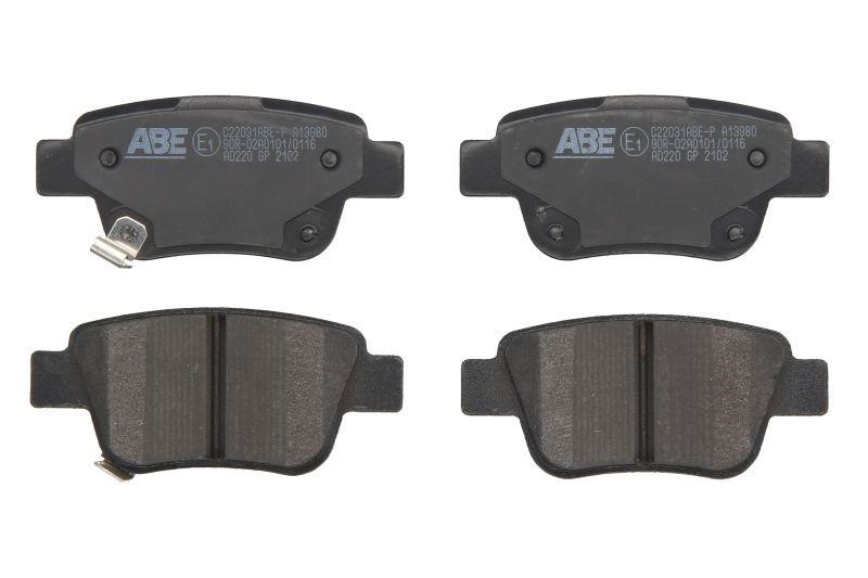 ABE C22031ABE-P Rear disc brake pads, set C22031ABEP: Buy near me in Poland at 2407.PL - Good price!