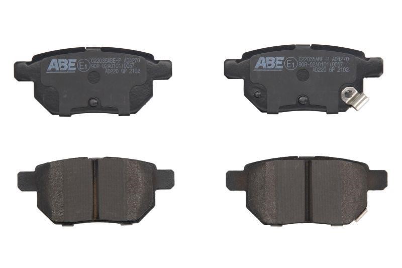 ABE C22035ABE-P Тормозные колодки дисковые задние, комплект C22035ABEP: Отличная цена - Купить в Польше на 2407.PL!