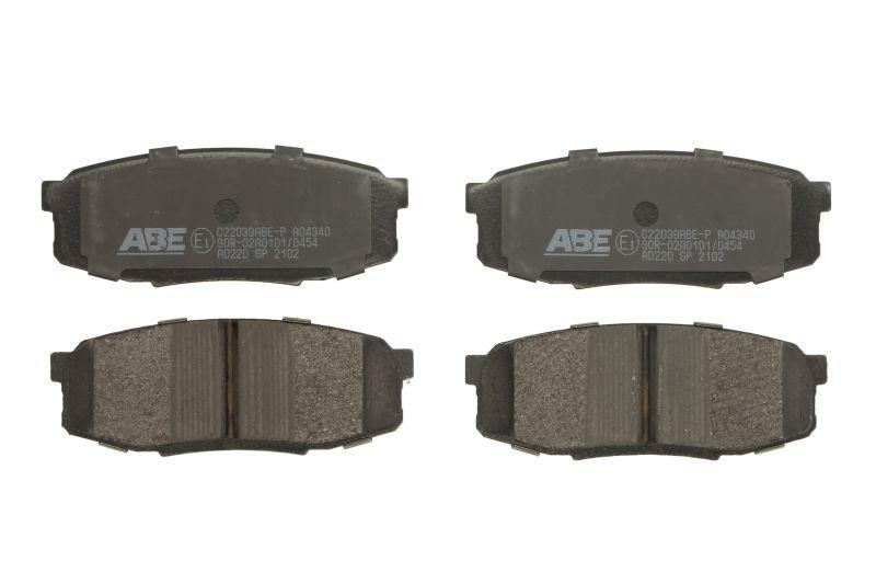 ABE C22039ABE-P Rear disc brake pads, set C22039ABEP: Buy near me in Poland at 2407.PL - Good price!