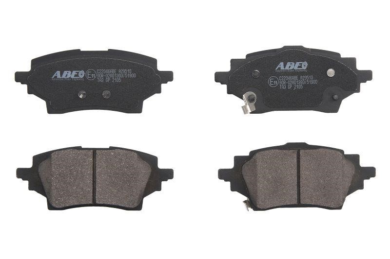 ABE C22046ABE Rear disc brake pads, set C22046ABE: Buy near me in Poland at 2407.PL - Good price!