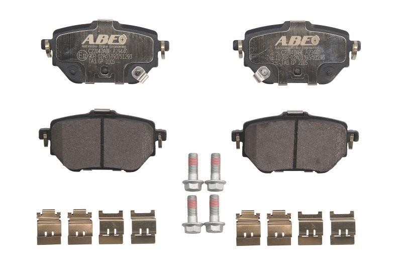 ABE C22047ABE Rear disc brake pads, set C22047ABE: Buy near me in Poland at 2407.PL - Good price!