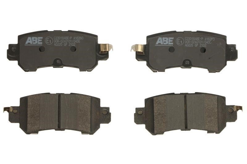 ABE C23018ABE-P Rear disc brake pads, set C23018ABEP: Buy near me in Poland at 2407.PL - Good price!