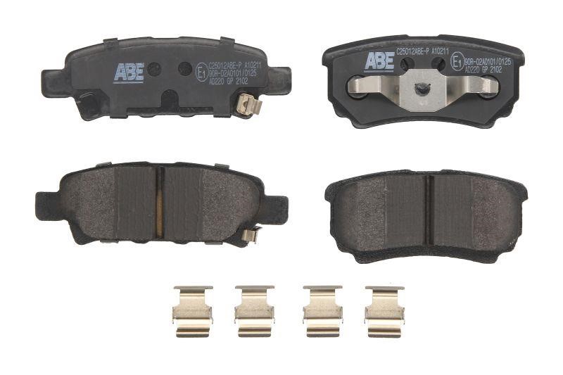 ABE C25012ABE-P Rear disc brake pads, set C25012ABEP: Buy near me in Poland at 2407.PL - Good price!