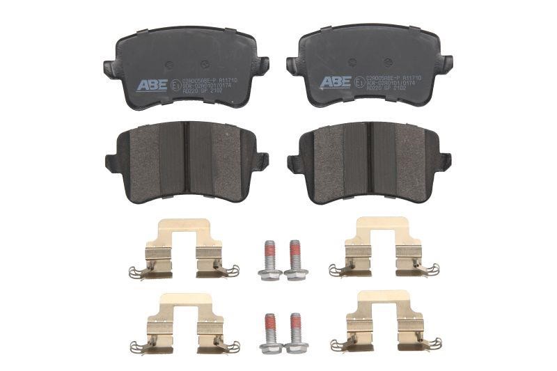 ABE C2A005ABE-P Rear disc brake pads, set C2A005ABEP: Buy near me in Poland at 2407.PL - Good price!