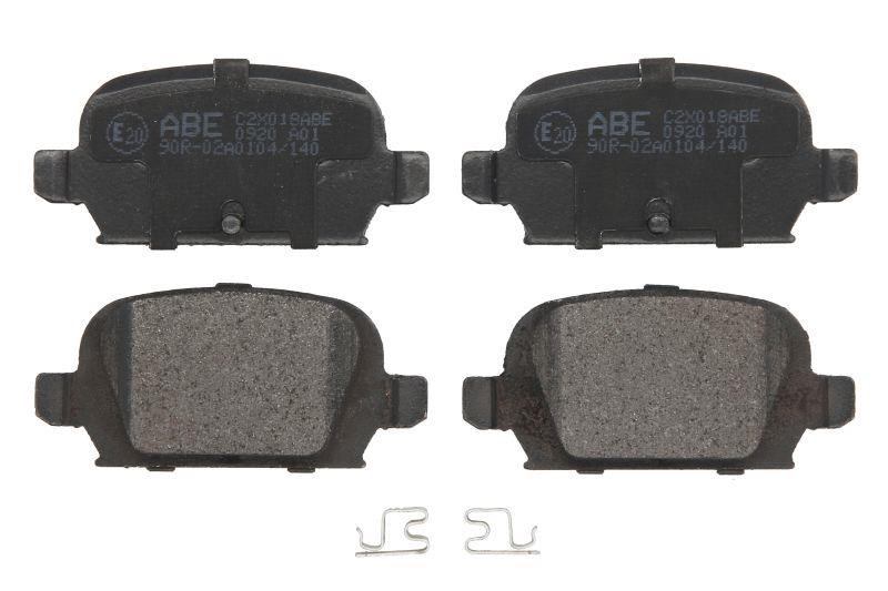 ABE C2X018ABE Тормозные колодки дисковые задние, комплект C2X018ABE: Отличная цена - Купить в Польше на 2407.PL!