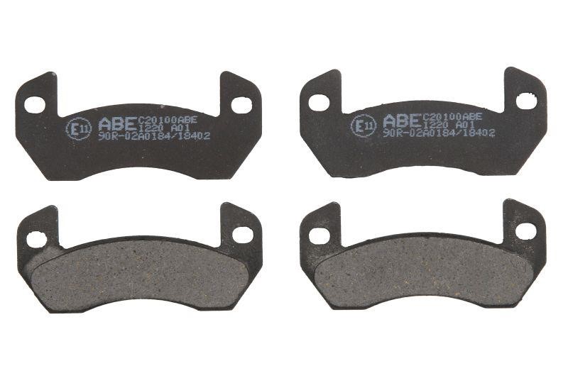 ABE C20100ABE Rear disc brake pads, set C20100ABE: Buy near me in Poland at 2407.PL - Good price!