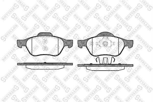 Stellox 973 000-SX Brake Pad Set, disc brake 973000SX: Buy near me in Poland at 2407.PL - Good price!