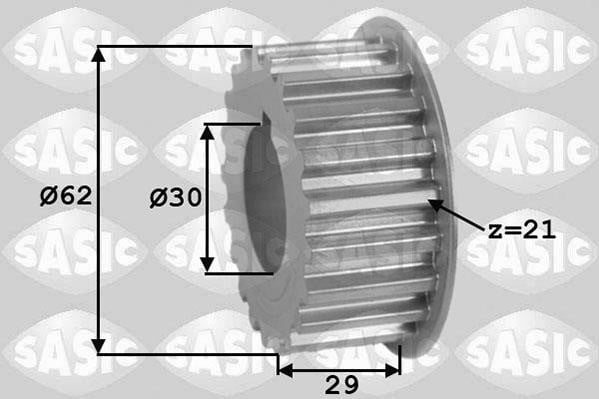 Sasic 1600001 TOOTHED WHEEL 1600001: Buy near me in Poland at 2407.PL - Good price!