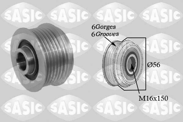 Sasic 1674002 Belt pulley generator 1674002: Buy near me in Poland at 2407.PL - Good price!