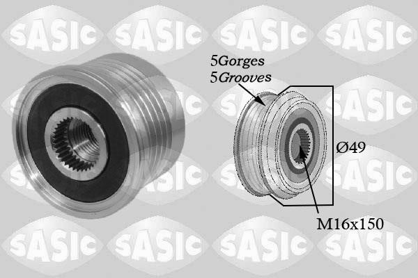 Sasic 1674005 Belt pulley generator 1674005: Buy near me in Poland at 2407.PL - Good price!