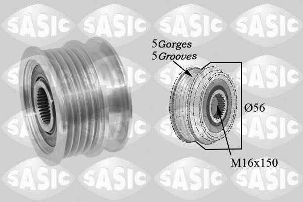 Sasic 1674006 Belt pulley generator 1674006: Buy near me in Poland at 2407.PL - Good price!