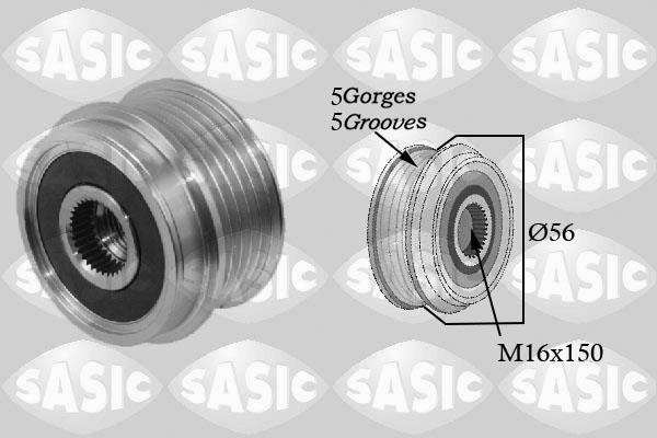 Sasic 1676002 Belt pulley generator 1676002: Buy near me at 2407.PL in Poland at an Affordable price!